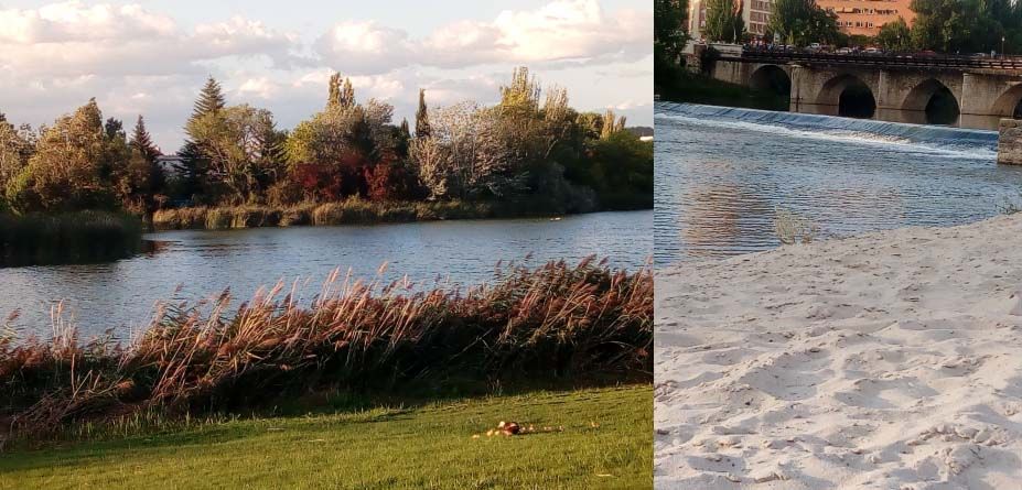LEFT: Laguna de Duero / RIGHT: Valladolid Pisuerga River.